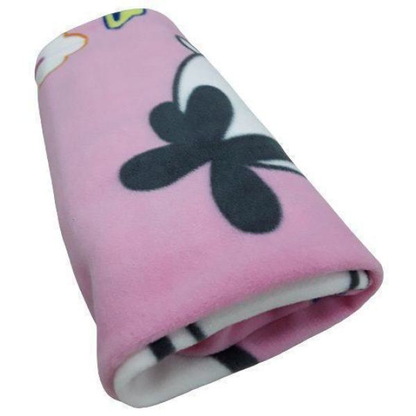 Κουβέρτα Αγκαλιάς Fleece 80x90cm Beboulino Elephant Pink 70107610008