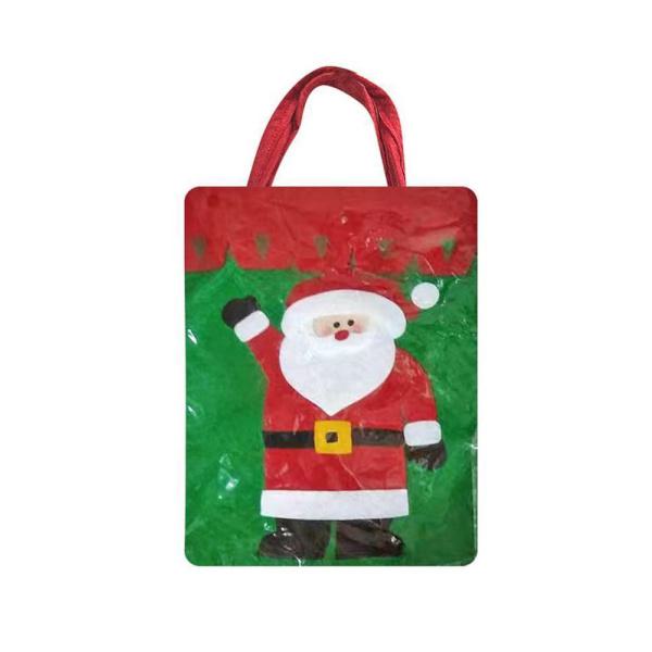 Τσάντα Δώρου Χριστουγεννιάτικη 26x20cm Άη Βασίλης ToyMarkt 93-2912