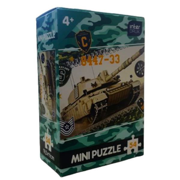 Puzzle Mini 54τμχ Tanks Interdruk Green 5902277265098