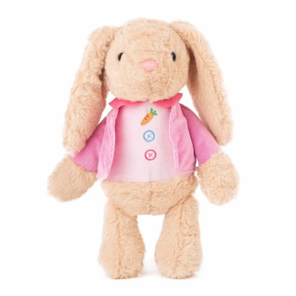 Λούτρινο Παιχνίδι 23cm Beige Rabbit Pink Vest Amek Toys 011036-3