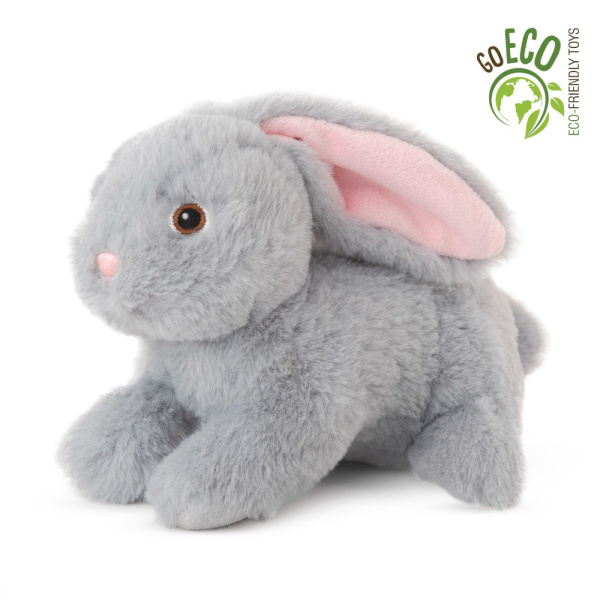 Λούτρινο Παιχνίδι 19cm Grey Eco Bunny Amek Toys 061004