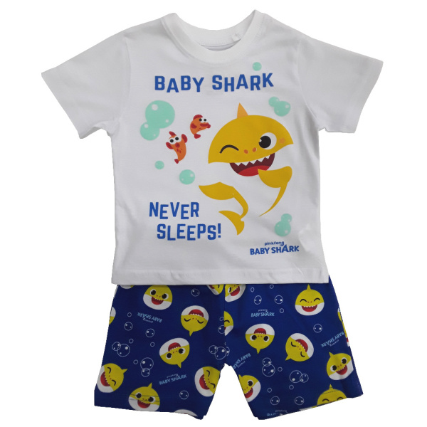 Πιτζάμες Καλοκαιρινές Baby Sharks Neer Sleeps Blue 5904009086285